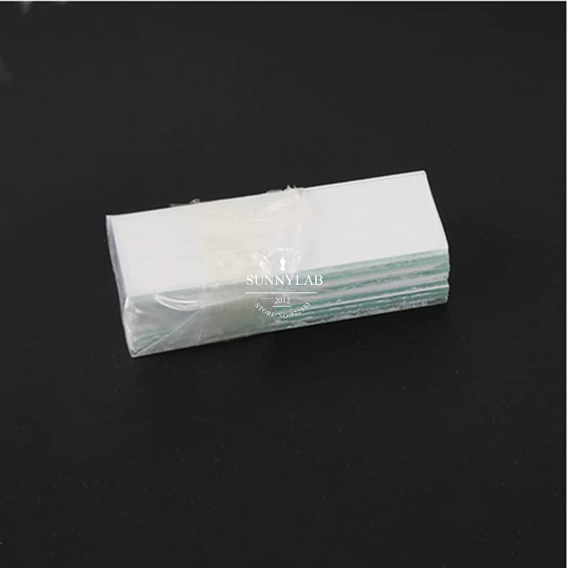 Placa de Gel de sílice for cromatografía en capa fina Lab GF254, losa de vidrio TLC que contiene placa de Gel de sílice for desarrollo de Color fluorescente(50x150mm 20pcs)