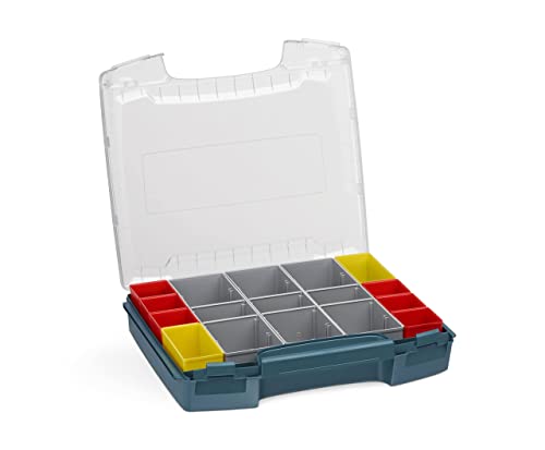 i-BOXX Bac de Rangement en Plastique avec Compartiment I3 Bleu