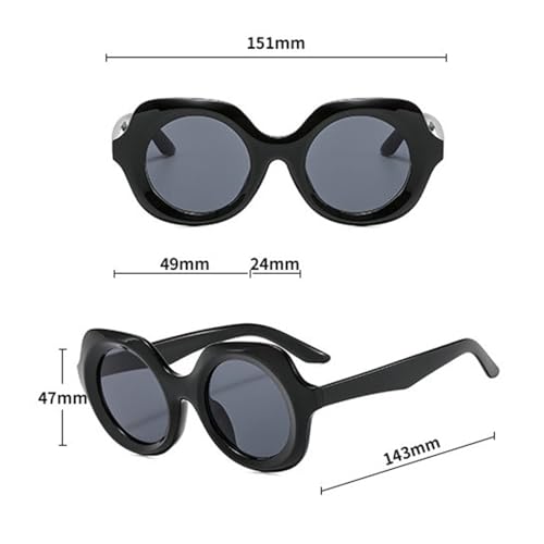 willochra Vintage Colorful Square Women Luxury Irregular Sunglasses Fashion Gradient Shades UV400 Men Punk Sun Glasses3