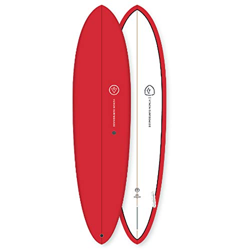Venon Egg 7.2 Pinline - Tabla de surf, color rojo