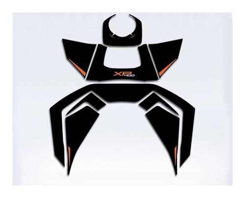 Réservoir pad moto XP400 GT autocollant protection 2024 noir