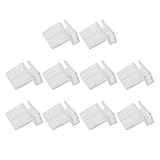 Cabilock 10 Stück Halterung aus Acryl 6mm für Aquariumabdeckung für Aquarien Deckel und Fischbecken für 5 6mm Glas für Kleine Haustiere
