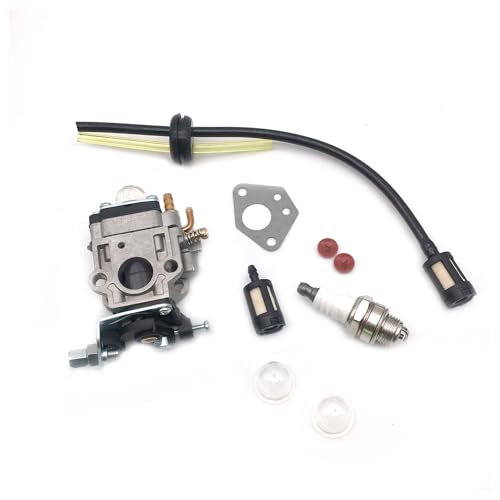 Carburateur de débroussailleuse 15mm kit complet de rechange avec filtre pour moteur 49cc