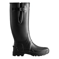 Hunter Mens Balmoral Tec Sole Adjustable 3mm Neoprene Wellington Boots - Black Adults, 9 UK