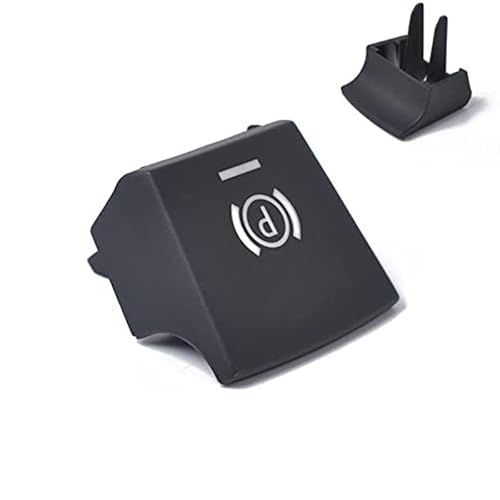 GJCC 61312822518 Parking Brake P Button Switch Replacement for BMW 5 7 X3 F01 F02 F10 F18 F20 F25 2014-2017 Cover Hand Decoration Sticker for 5 Series 6 Series X4 F11 F06 F12 F13 F25 F26 2009-2013