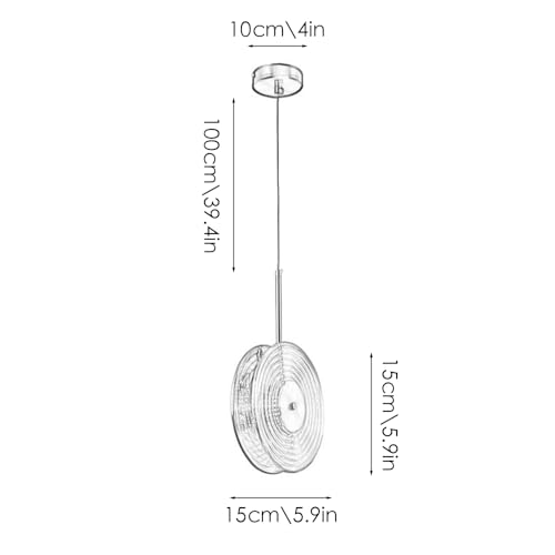 Luces de caída minimalista nórdica para iluminar techos altos 5