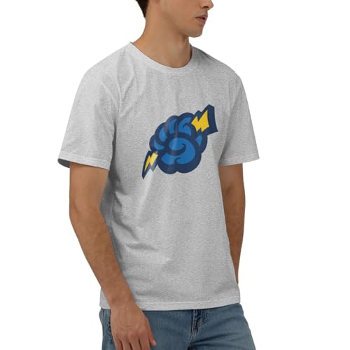 Trenton Thunder T-Shirt Men's Classic Basic Homecoming Basic Spring Short Sleeve Tops-2