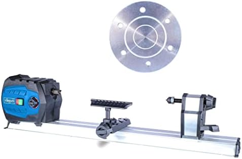 Bild 1 - Scheppach DM600VARIO Drechselbank Drechselmaschine mit 8 tlg. Drechselwerkzeug | 550W | stufenlose Geschwindigkeit - variable Drehzahl von 800–3000 Umdrehungen | Werkstück max. 60 x 25cm + Planscheibe