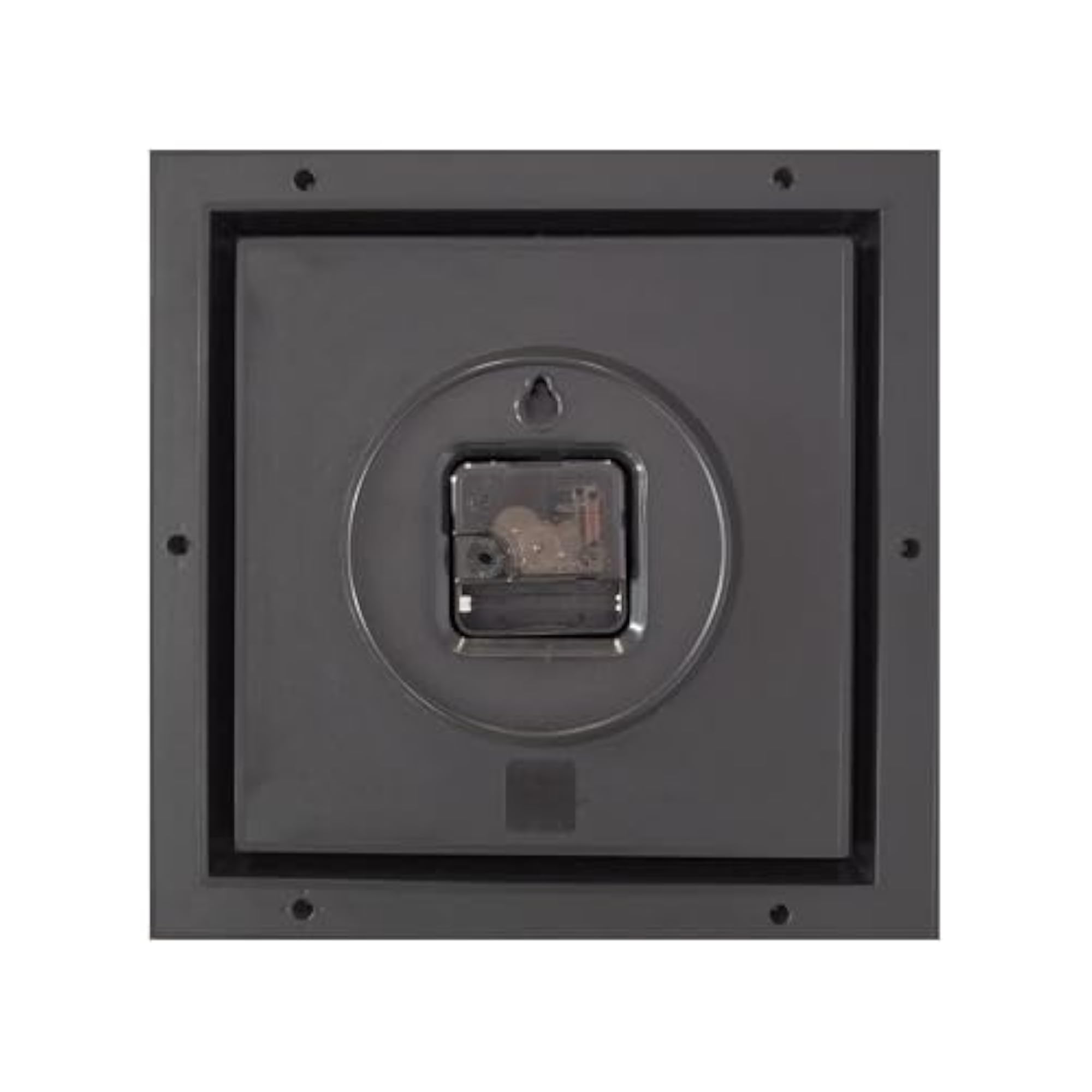 Plastic Modern Stylish Square Shape Analog Wall Clock