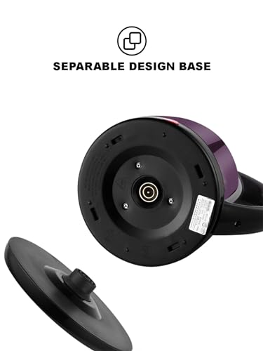 Bouilloire acier inoxydable 304 avec des finitions soignées couleur rose