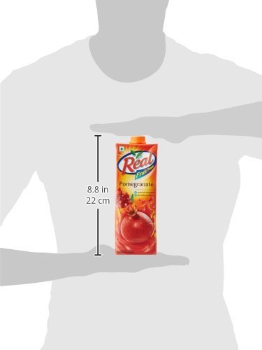 Image of DABUR Real Pomegranate Fruit Juice -1L (Pack Of 4) | Rich In Vitamin C | No Added Preservatives, No Artificial Colors & Flavours | Goodness Of Best Fruits | Daily Dose Of Fruit Nutrition