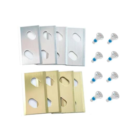 BBTISG 24 Stück Rasenrobotermesser, Universal Ersatzklingen mit Schrauben für Robotermäher Ersatzklingen für Robomow RK Roboterersatzteile (Gold) – Bild 4