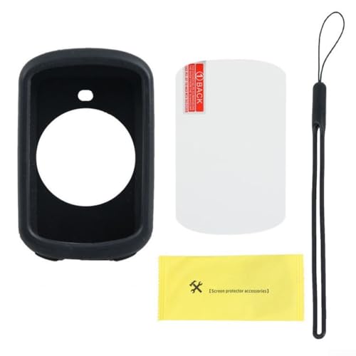 Guscio protettivo in silicone per Garmin Edge 830 GPS Bike Computer Preciso Fit (nero)