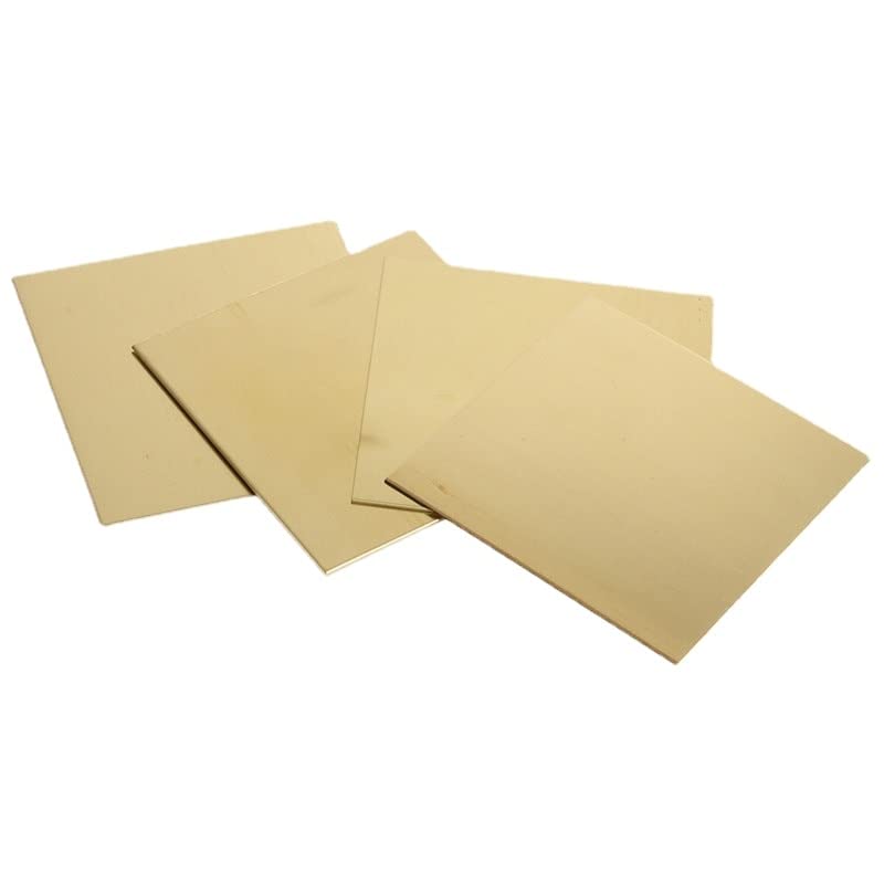 H62 Brass Sheet,Thickness 0.5/0.8/1/1.2/1/1.5/2 200x300mm Brass Plate Laser Cutting CNC Frame Model Mould DIY Contruction Brass Pad (6mm,200x300mm)