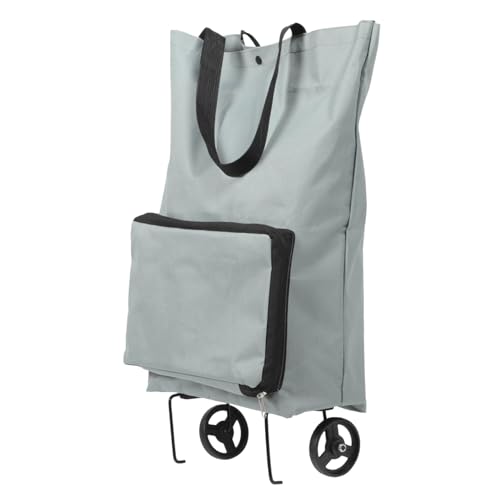 VANZACK Carrello Spesa Pieghevole Con Ruote Borsa Della Spesa Trolley Adatto Per Viaggi Shopping Quotidiano Resistente e Robusto