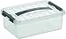 Produktbild sunware by Helit H6160002 - Aufbewahrungsbox the q-line, 4 Liter, mit Deckel, transparent, 1 Stück