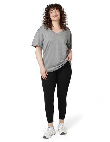 No nonsense Women's Leggings - Soft Cotton Feel, Comfortable & Perfect for Layering, Gentle Elastic Waistband - Black - XX-Large