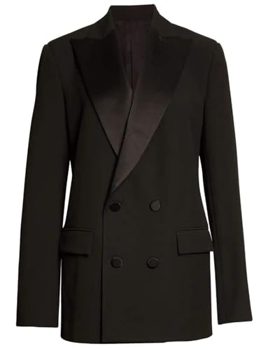 Blazer croisé pour femme : la veste de costume décontractée et formelle en couleur unie