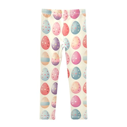 Watercolor Gradient Egg Girls Leggings Athletic Pants Tights Stretch Bottom2