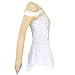 ZYDANC White,15 Years,Leotards Artistic Gymnastics Performance Clothes Classic Rhythmic Gymnastics Costume for Girl Athletic Sportwear