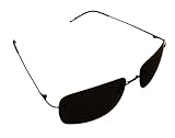 ATX OPTICAL XXL 150mm Mens Polarized Flex Steel Wire Frame Driving Sunglasses For Men (Grey)