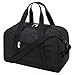 Mini Reisetasche, Sporttasche 18L Bag, Schulsporttasche, Weekender, Fitnesstasche 35x20x25cm Übernachtung Sport Wochenendtasche mit Schultergurt (schwarz)