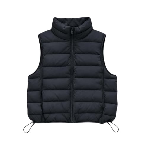 Girls Puffer Vest Quilted Stand Collar Zipper Sleeveless Warm Winter Vest - image 8
