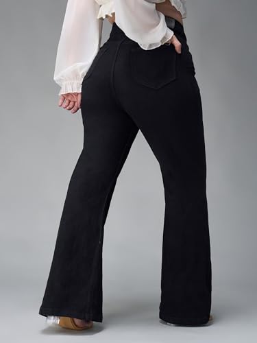 Image of Miss Chase A+ Women's Bootcut High Rise Regular Stretchable Denim Jeans