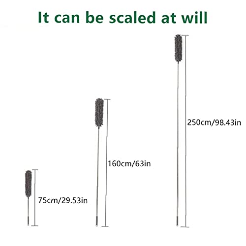 Plumeau Microfiber Chenille Bendable Head Extendable 98inch Ceiling Cleaning Tool - Image 4