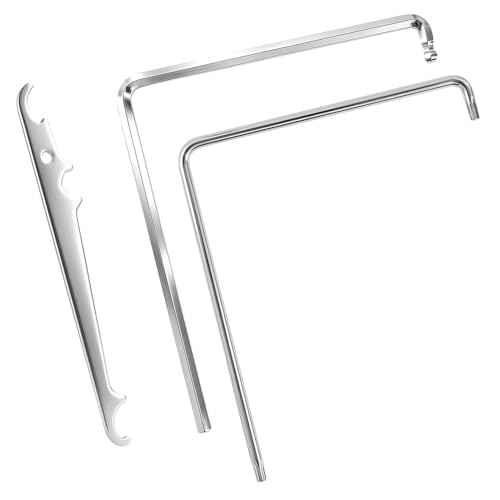 Maggasacca Lot de 3 outils de réglage de fenêtre en acier de qualité supérieure TX15 Clé de réglage Clé à palier hexagonale 4 mm et tête sphérique 4 mm, pour fenêtres, portes, ferrures de fenêtre – vue 7