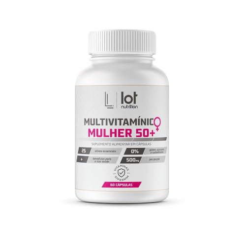Multivitamínico Senior Mulher 50 60 cápsulas Lot Nutrition