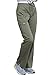 Cherokee Scrubs for Women Mid Rise Moderate Flare Drawstring Pant with 5 Pockets, Ultra Soft & Breathable Fabric - WW120, M, Olive