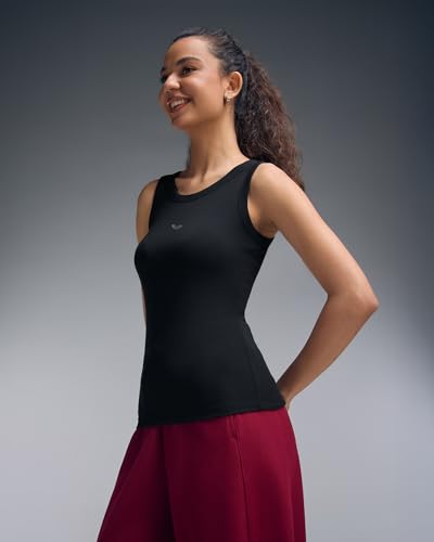 Image of Women's Ultra-Lightweight Ribbed Tank Top | Micromodal & Micropolyester Blend, Sleeveless Crew Neck, Regular Fit for Training, Travel & All-Day Casual Wear (XW2004)