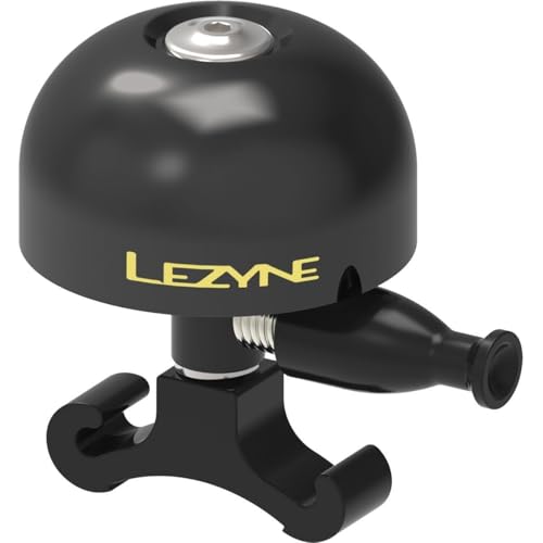 Sonnette vélo Lezyne Classic Brass sonore et compacte pour guidon