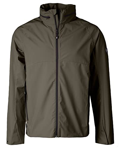 Image of Cutter & Buck Men's Vapor Water Repellent Stretch Mens Full Zip Rain Jacket