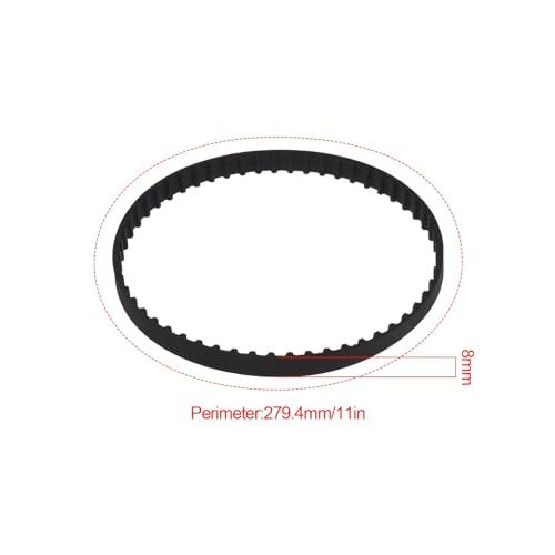 The Lord of the Tools 2PCS Drive Belt 429964-32 Compatible with Black and Decker Sander BR300 11 Inches Length 1/5 Inch Tooth Spacing Pitch 55 Teeth - Image 4