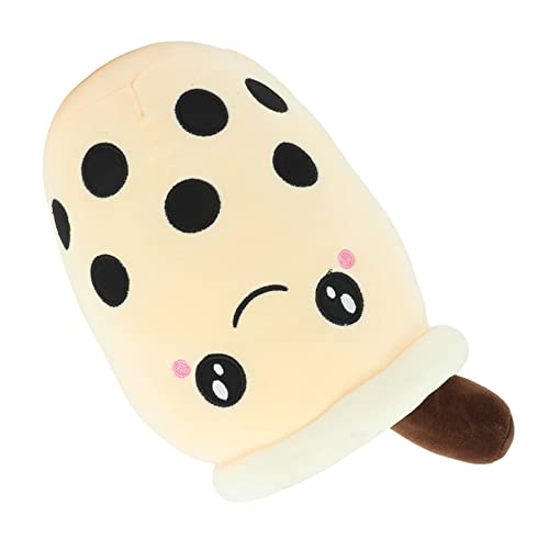 Travesseiro de Pelúcia Bubble Milk Tea, Bubble Milk Tea Boneca Brinquedo Elástico Amigo da Pele para