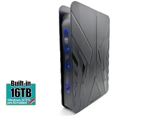 Image of Avolusion PRO-T8 Series 16TB USB 3.0 External Hard Drive for WindowsOS Desktop PC /Laptop (Black) (Renewed)