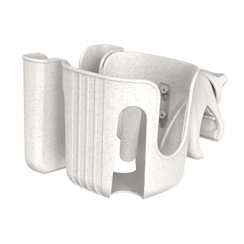 Stroller Cup Holder with Phone Holder Portable Drink Holder for Bike Tricycle Pushchair Scooter Wheelchair Walker Treadmill Lawnmower Golf Cart Office Chair