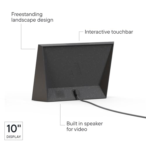 Image of Aura Stone Digital Picture Frame - 10.1 inch HD Mat Display | Wirecutter's Best Digital Frame for Gifting - Send Photos Directly from Your Phone | Quick & Easy Setup Over WiFi - Free App | Black