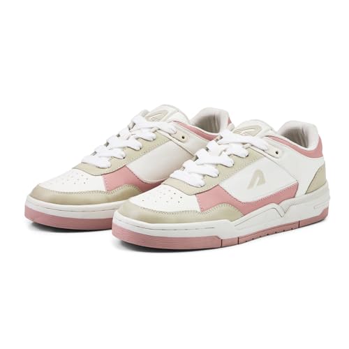 Image of Boldfit Sneakers for Women Comfortable Air Faux Leather Shoes for Woman, Lace-Up Casual Girls Shoe, Lightweight Sneaker Shoes for Woman DripWave