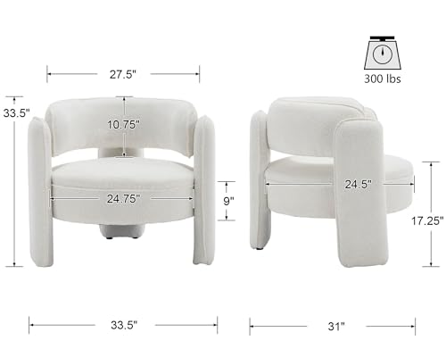 La Mejor review de Sillones blancos individuales de esta semana. 22 Imagen adicional