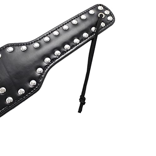 Spanking peddel sex erotiek SM hol hart leer klinknagel fetish bondage bedboeien flirt speelgoed rollenspel spanking… - Afbeelding 4