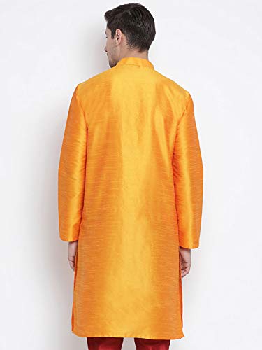 Image of VASTRAMAY Men's Cotton Silk Blend Kurta