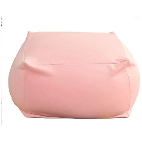 HUGUJ Big Square Bean Bag Chair Without Filling Comfy Pouf Couch Adults Kids Lazy Sofa Beanbag Recliner Footstool Cover