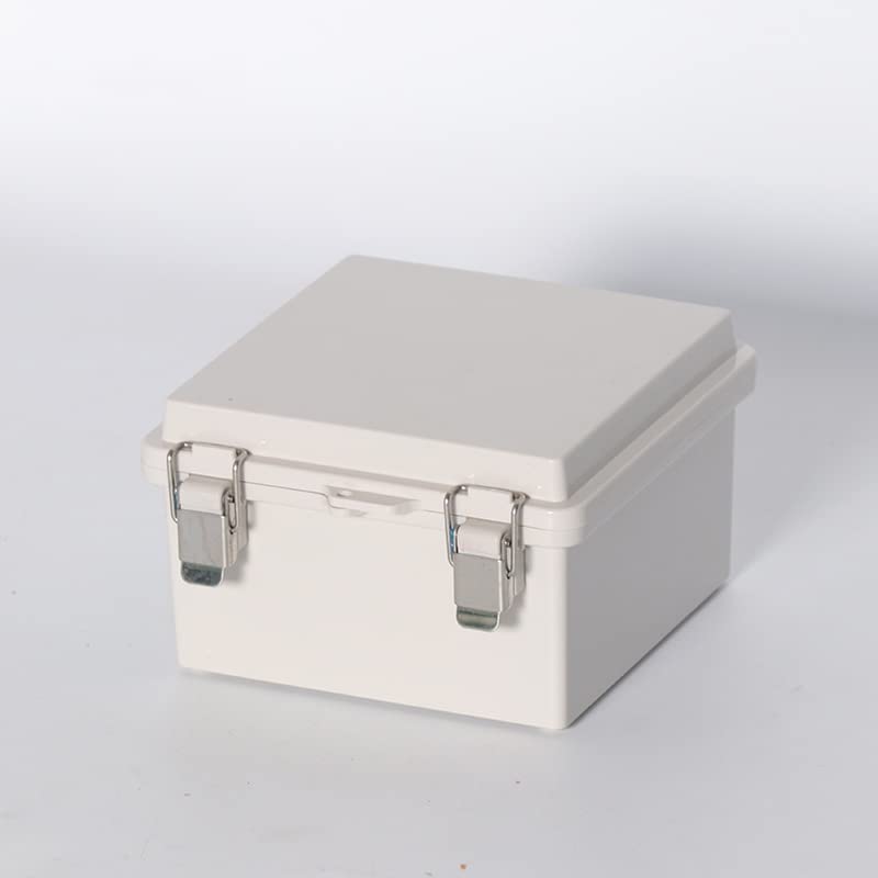 Miniatura 2 de Caja de conexiones de plástico de la caja de conexiones electrónica de la serie TE, Gery, 5.9"x 5.9"x 3.5"(150x150x90mm)