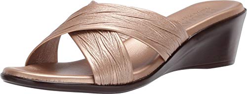 Italian Shoemakers Kenny Rose Gold Sandals - Size 8M