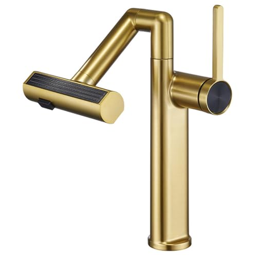 Robinet de bassinsalle de bain mélangeur eau froide laiton mitigeur lavabo rotatif 360
