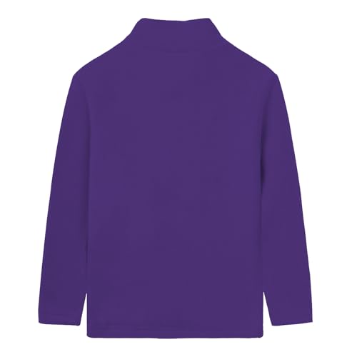 Image of LittleSpring Unisex Boys Girls Polar Fleece Shirt Base Turtleneck Top (2-14 Years)