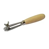 Hand Vise Pin Vise Holder Smooth Jaw with Wood Handle Steel Spring Back Jewelry